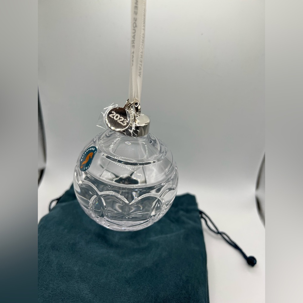 2023 Waterford Times Square Crystal Ornament- Gift of Love